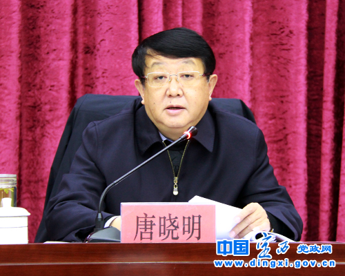 唐晓明出席2017年度县区党委书记抓基层党建工作述职评议大会